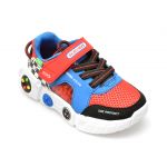 Pantofi SKECHERS multicolor, GAMETRONIX, din piele ecologica