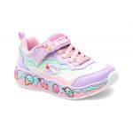 Pantofi SKECHERS multicolor, SUNDAE SWEETIES, din piele ecologica