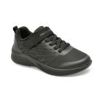 Pantofi SKECHERS negri, MICROSPEC, din material textil