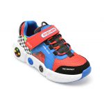 Pantofi SKECHERS rosii, GAMETRONIX, din piele ecologica
