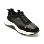 Pantofi sport GRYXX negri, M6290R1, din piele naturala