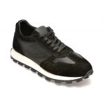 Pantofi sport GRYXX negri, M73191, din piele naturala