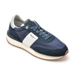 Pantofi sport PEPE JEANS bleumarin, BUSTER TAPE,  din material textil
