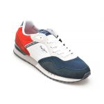 Pantofi sport PEPE JEANS bleumarin, LONDON URBAN,  din material textil