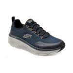 Pantofi sport SKECHERS bleumarin, D LUX WALKER 2.0, din material textil