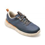 Pantofi sport SKECHERS bleumarin, DEL RETTO, din material textil