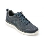 Pantofi sport SKECHERS bleumarin, SUMMITS, din material textil