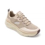 Pantofi sport SKECHERS gri, D LUX WALKER 2.0, din material textil