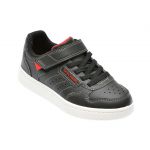 Pantofi sport SKECHERS negri, 405638L, din piele ecologica