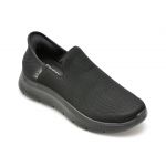 Pantofi sport SKECHERS negri, GO WALK FLEX, din material textil