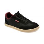 Pantofi sport SKECHERS negri, PLACER, din piele ecologica