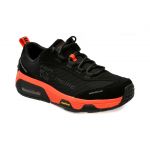 Pantofi sport SKECHERS negri, SKECH-AIR EXTREME V2, din piele intoarsa
