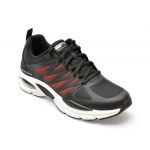 Pantofi sport SKECHERS negri, SKECH-AIR VENTURA, din material textil
