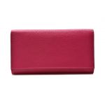 Portofel fucsia, 6609, din piele naturala