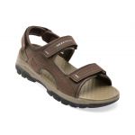 Sandale casual SKECHERS maro, 204105, din piele ecologica