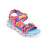 Sandale casual SKECHERS roz, 302160L, din material textil