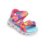 Sandale casual SKECHERS roz, 302160N, din material textil