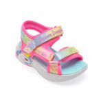 Sandale casual SKECHERS roz, 302682N, din material textil