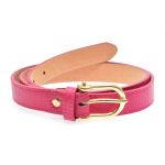 Curea EPICA fucsia, F31, din piele naturala
