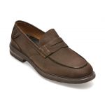 Mocasini OTTER maro, E181, din nabuc