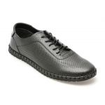 Pantofi casual GRYXX negri, 91102, din piele naturala