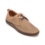 Pantofi casual OTTER gri, 16307, din nabuc