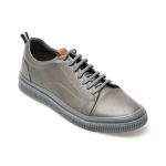 Pantofi casual OTTER gri, AST1, din piele naturala