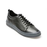 Pantofi casual OTTER negri, AST1, din piele naturala
