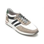 Pantofi OTTER albi, MYS1361, din piele naturala