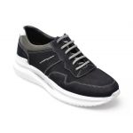 Pantofi OTTER bleumarin, S280, din nabuc