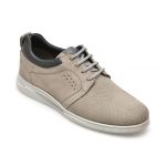 Pantofi OTTER gri, 249109, din nabuc