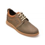 Pantofi OTTER gri, 249109, din nabuc