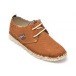 Pantofi OTTER maro, 2818, din nabuc