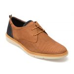 Pantofi OTTER maro, 5909, din nabuc