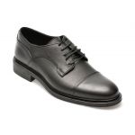 Pantofi OTTER negri, 2388, din piele naturala