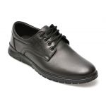 Pantofi OTTER negri, 555, din piele naturala