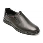 Pantofi OTTER negri, 556, din piele naturala