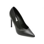 Pantofi Steve Madden negri, VAZE, din piele ecologica