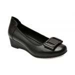 Balerini casual  GRYXX negri, 90766, din piele naturala