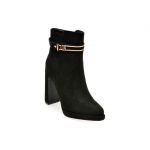 Botine LAURA BIAGIOTTI negre, 8370, din material textil