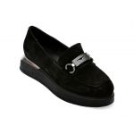 Mocasini casual GRYXX negri, 381352, din piele intoarsa