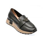 Mocasini casual GRYXX negri, 677248, din piele naturala