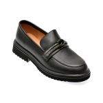 Mocasini casual GRYXX negri, V979G28, din piele naturala