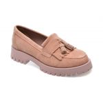 Mocasini casual GRYXX nude, 3512840, din piele intoarsa