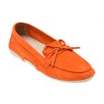 Mocasini casual GRYXX portocalii, 1378006, din piele intoarsa