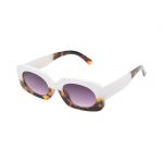 Ochelari de soare EPICA albi, 91237, din pvc
