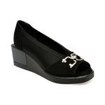 Pantofi casual EPICA negri, 583320, din piele intoarsa