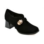 Pantofi casual EPICA negri, 583364, din piele intoarsa