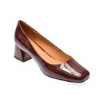 Pantofi casual EPICA rosii, 09830D, din piele naturala lacuita