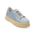 Pantofi casual FLAVIA PASSINI albastri, V107C23, din piele naturala